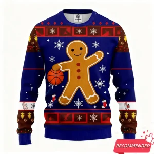 New Ugly Christmas Sweater For Women Clothing Fashion Basketball Santa Mens Funny Ugly Sweater Xmas Sweatshirt Unisex Jumper Top